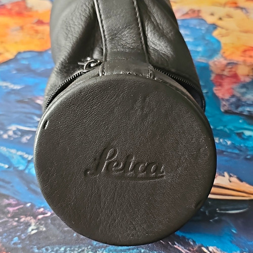 Leica black leather - black, soft
