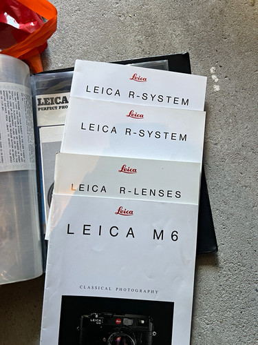 Leica camera manuals - manuals, &