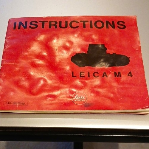 Leica camera instruction - leica,