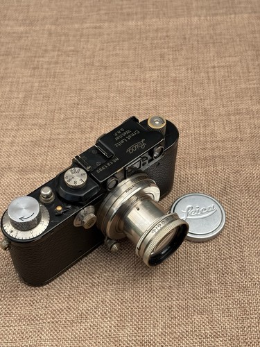 Leica iii black paint nickel - black,