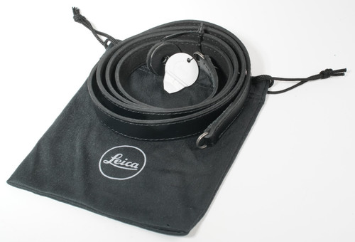 Genuine leica black - black, leather